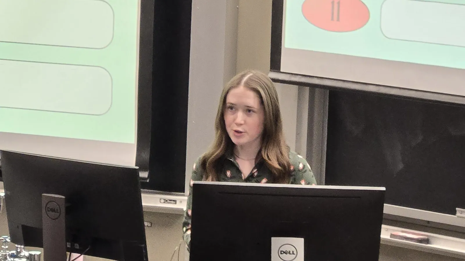 Corajayne Deboer presenting